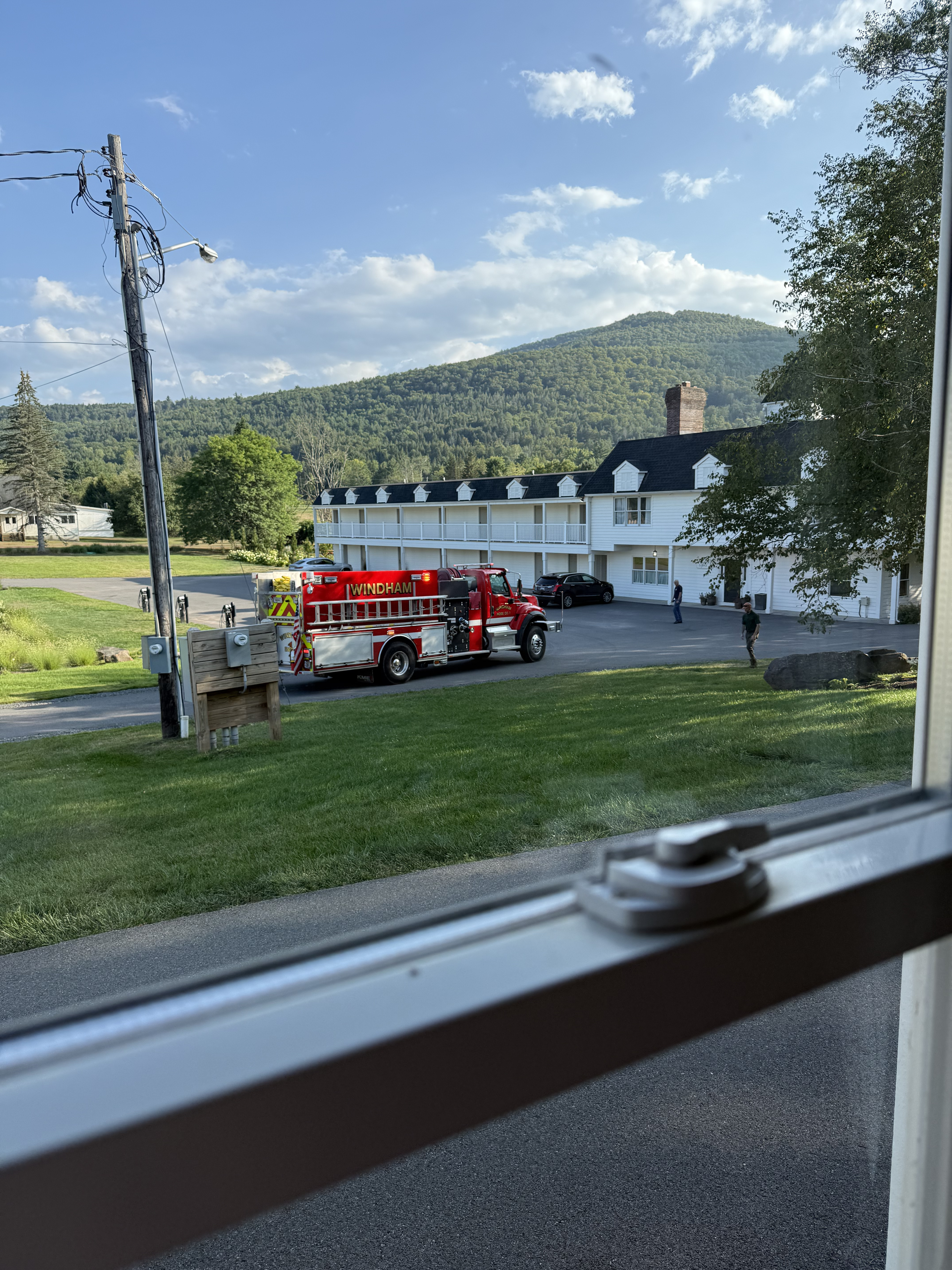 ...and again, shortly after the fire department stopped by